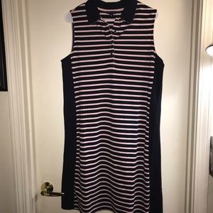 Lands’ End polo sleeveless dress sz 14/16